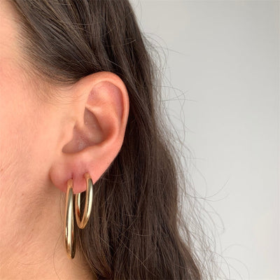Isabella - Stackable C Shape Earrings