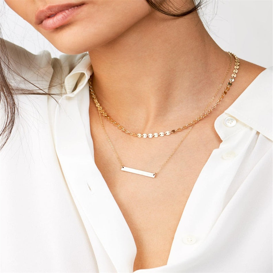 Vera - Long Layered Necklace