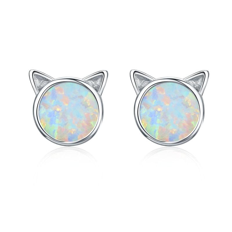 Cat Opal Earrings - Figueira