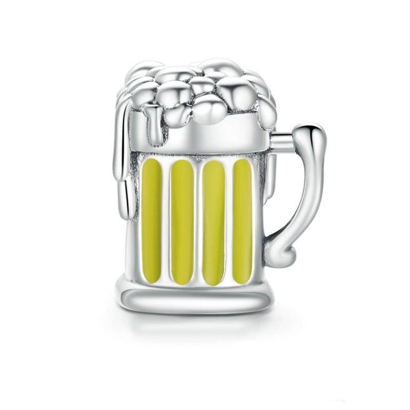 Beer Glass mug silver Charm - Figueira