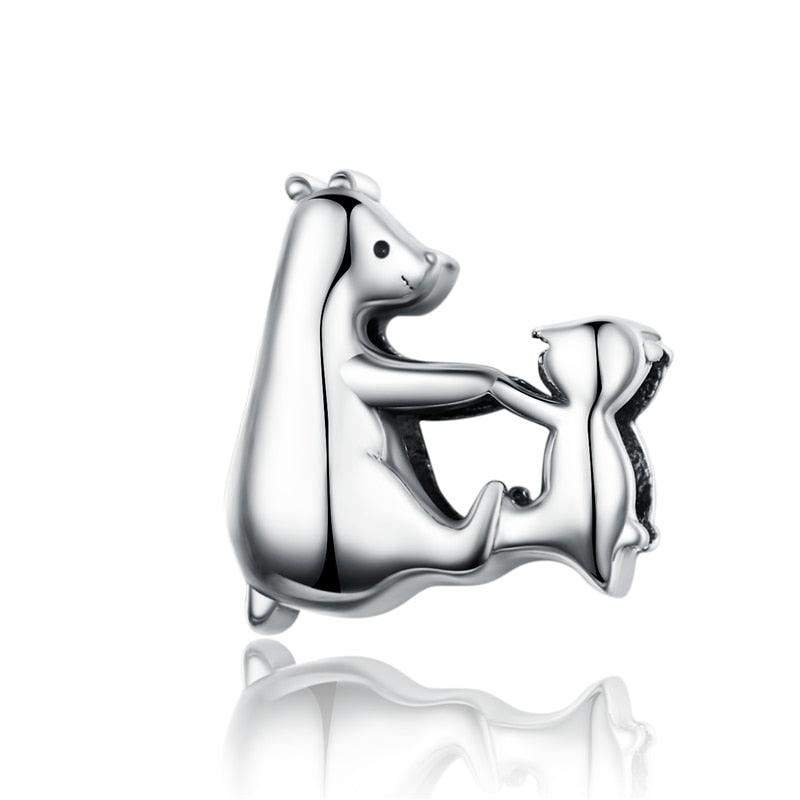 Bear Family Silver Charm - Figueira