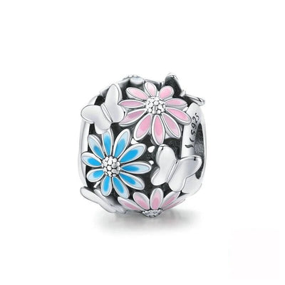 Silver Daisy Charm - Figueira