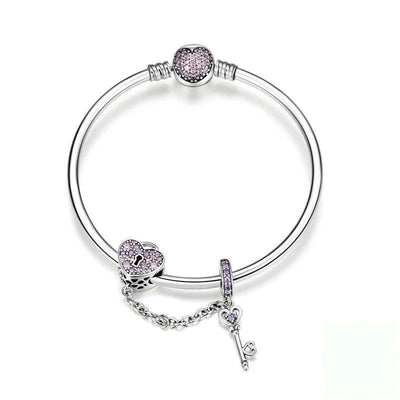 Love Silver Charm Bracelet