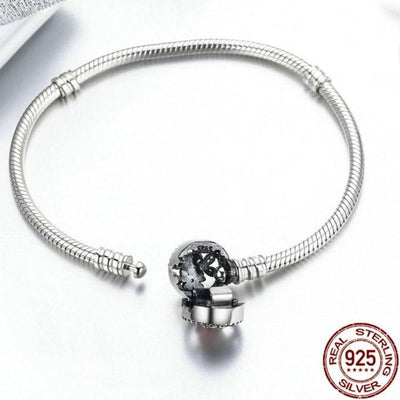 Poetic blooms silver charm bracelet - Figueira