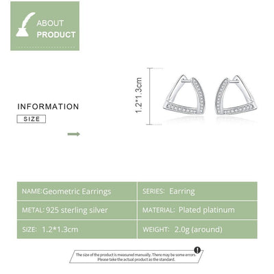 Simple Geometric Hoop Earrings - Figueira
