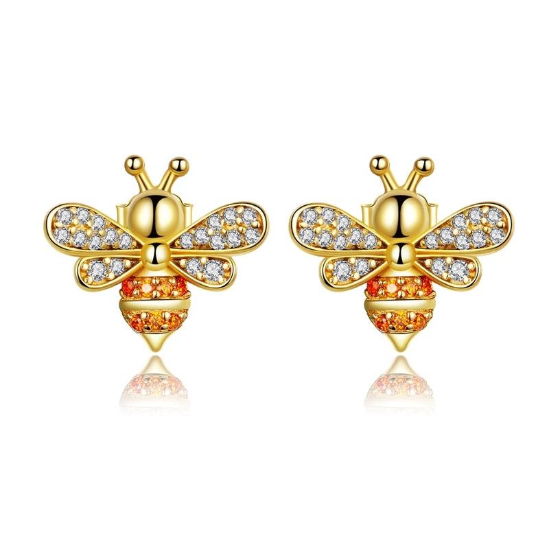 Bees Stud Earrings - Figueira