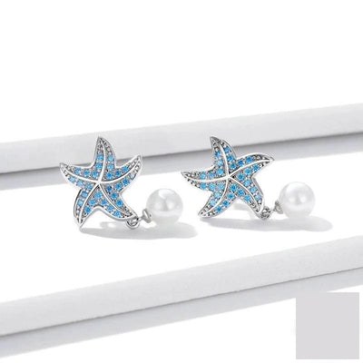 Ocean Starfish Women Drop Earrings - Figueira