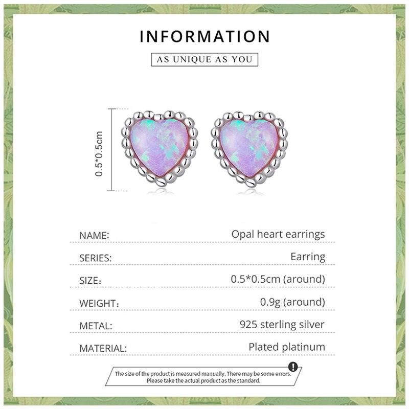 Purple Opal Heart Earrings - Figueira