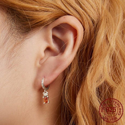 Orange Bear Buckles earrings - Figueira