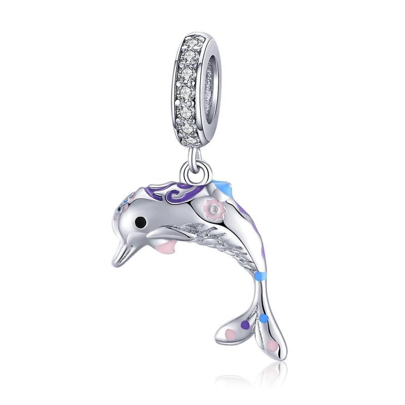 Whale Silver Charm - Figueira